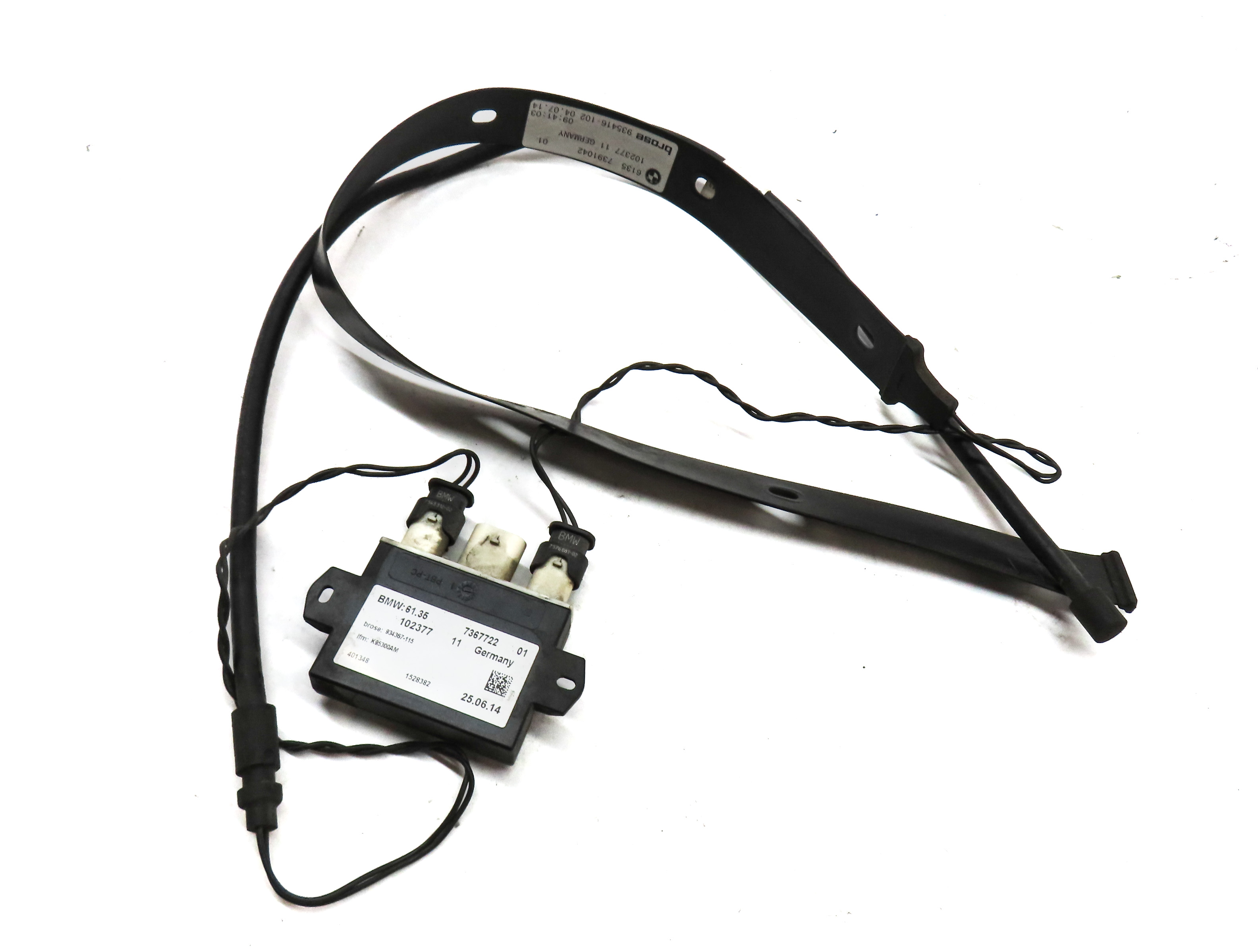 12-17 BMW 3 4 5 7 X3 X6 (F01 F10 F30) TRUNK KICK PAD SENSOR SMART OPENER MODULE — exact item pictured